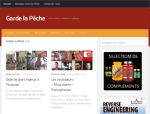 Tablet Screenshot of garde-la-peche.com